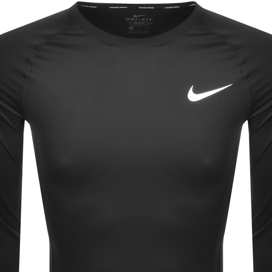 Alternative Image for ProductNike Training Long Sleeve T Shirt Black2